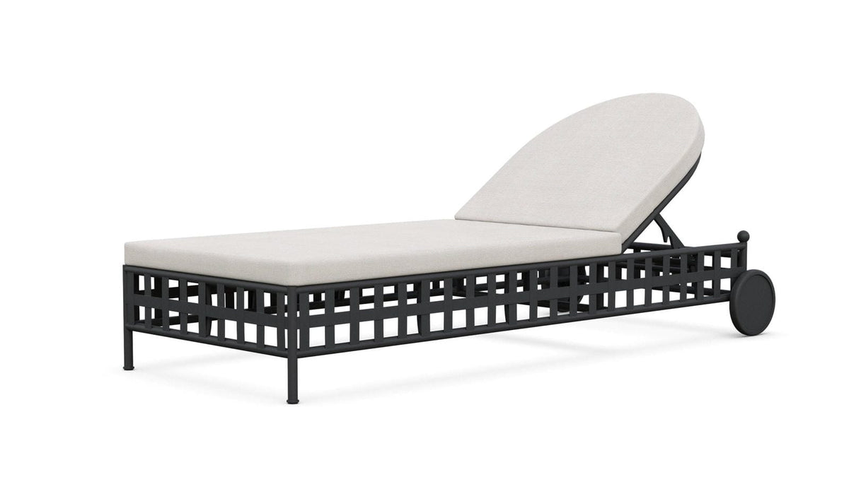 Athens Chaise Lounge, Noir
