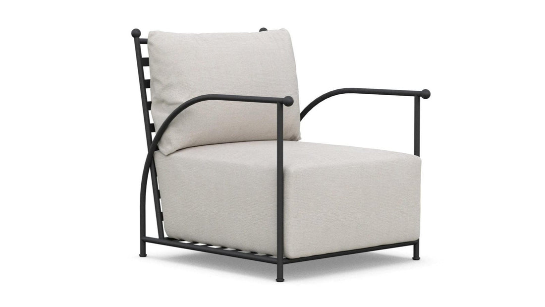 Athens High Back Club Chair, Noir