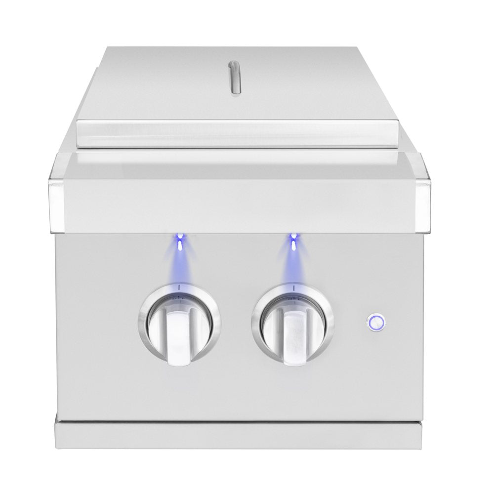 American Made Grills ATSSB2-LP Atlas propane double side burner
