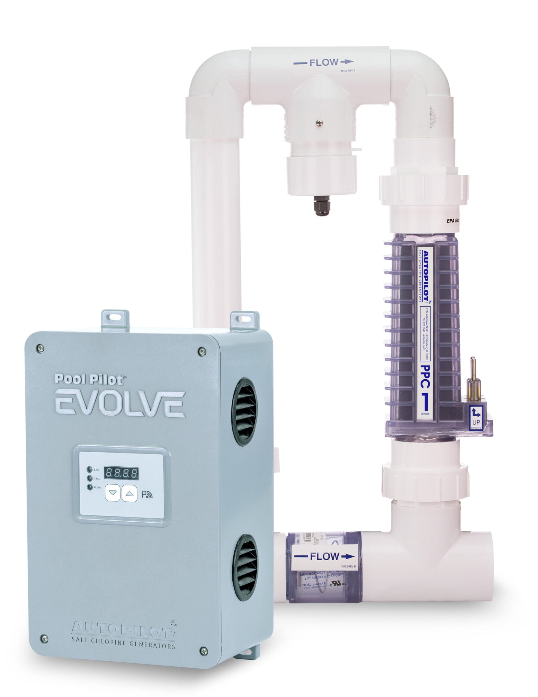 CPB0006A - AutoPilot Pool Pilot Evolve w/ PPM1 Manifold – Aqua
