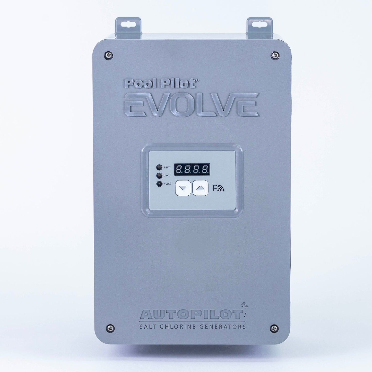 Autopilot Pool Pilot Evolve power center front view with digital display and system controls