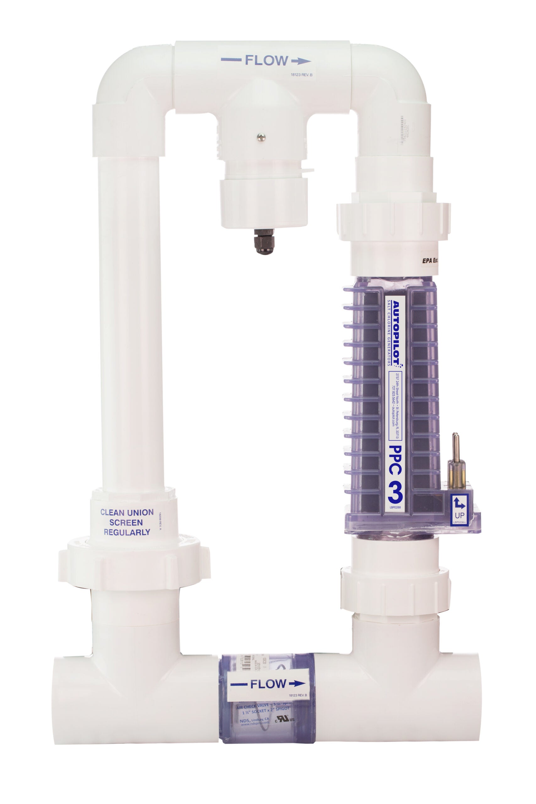 Autopilot PPM3 manifold with PPC3 salt cell assembly.