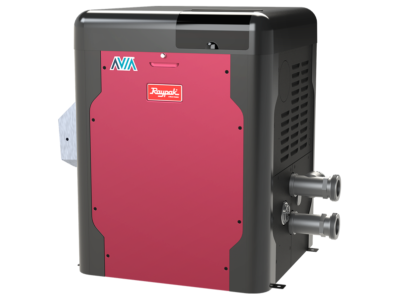 Raypak Avia P-R404A-EN-C 399k BTU Natural Gas Copper Pool Heater