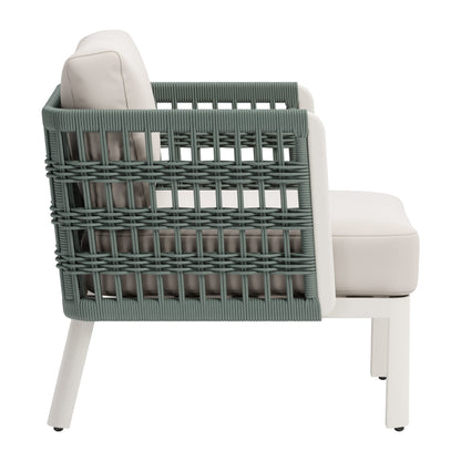 Bridgehampton Outdoor Patio Armchair, White