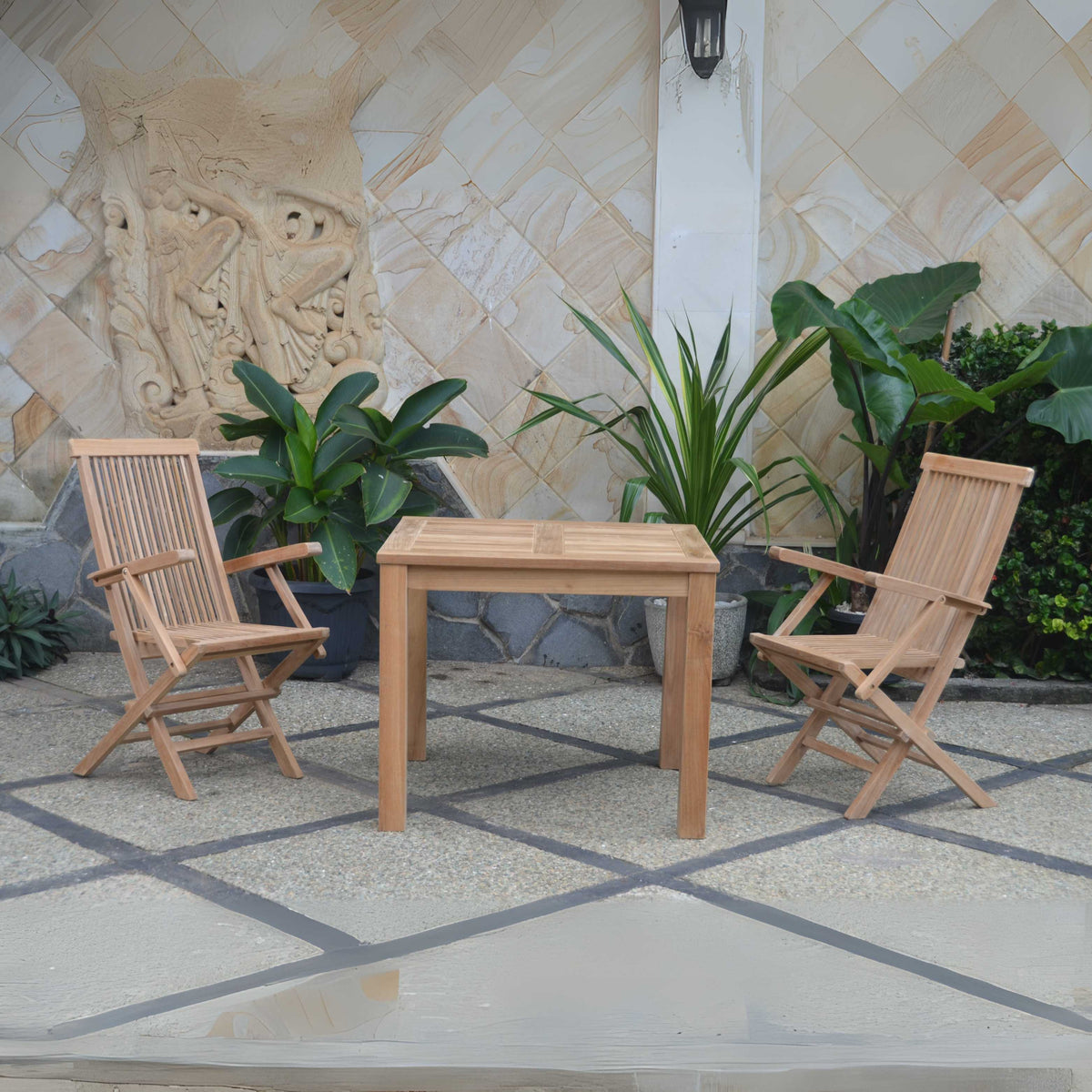 Anderson Teak Bahama Classic 3-Piece Bistro Table