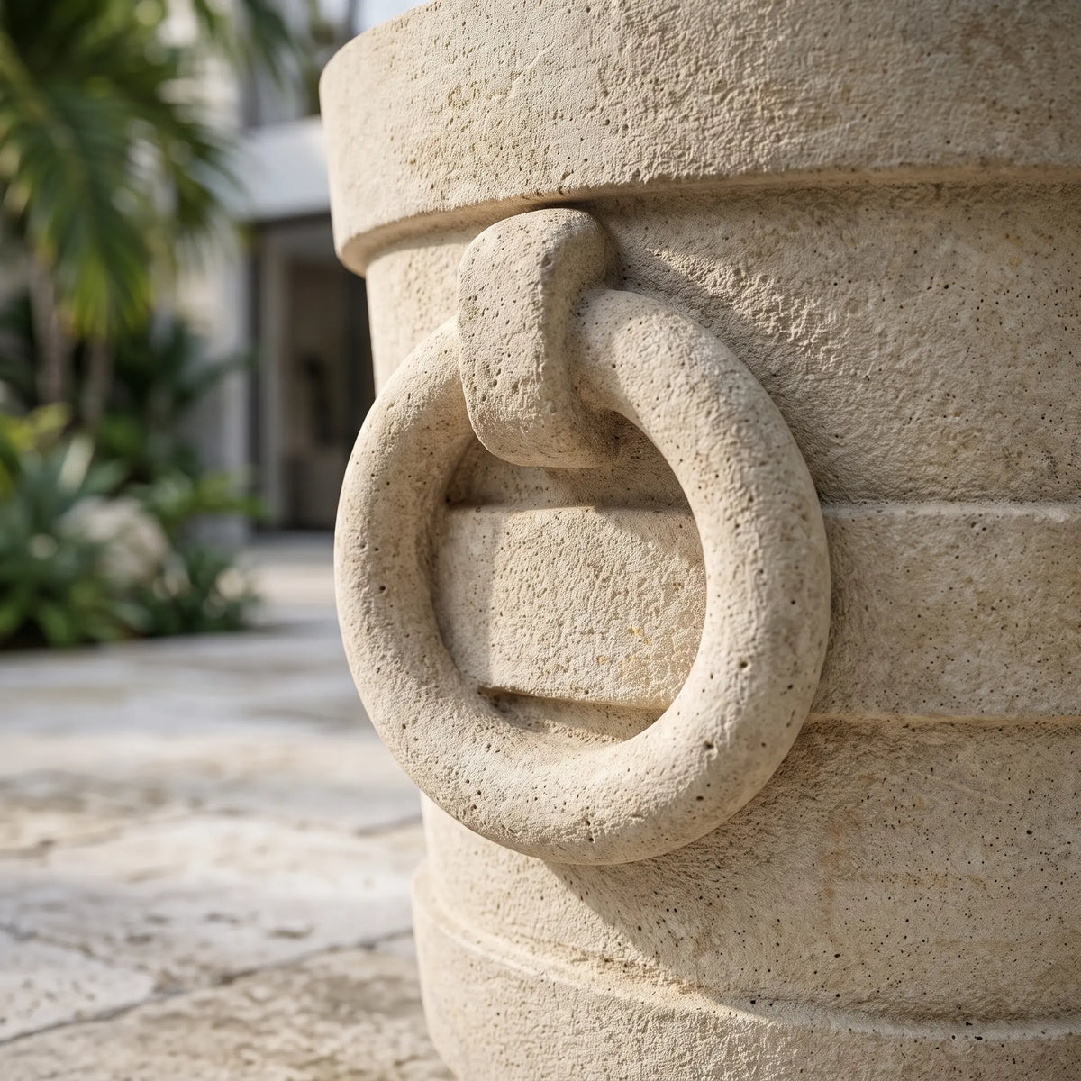 Anderson Teak Aztec Round Medium Planter