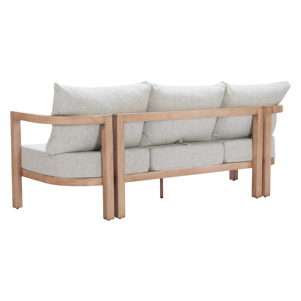 Leto Outdoor Patio Sofa, Gray