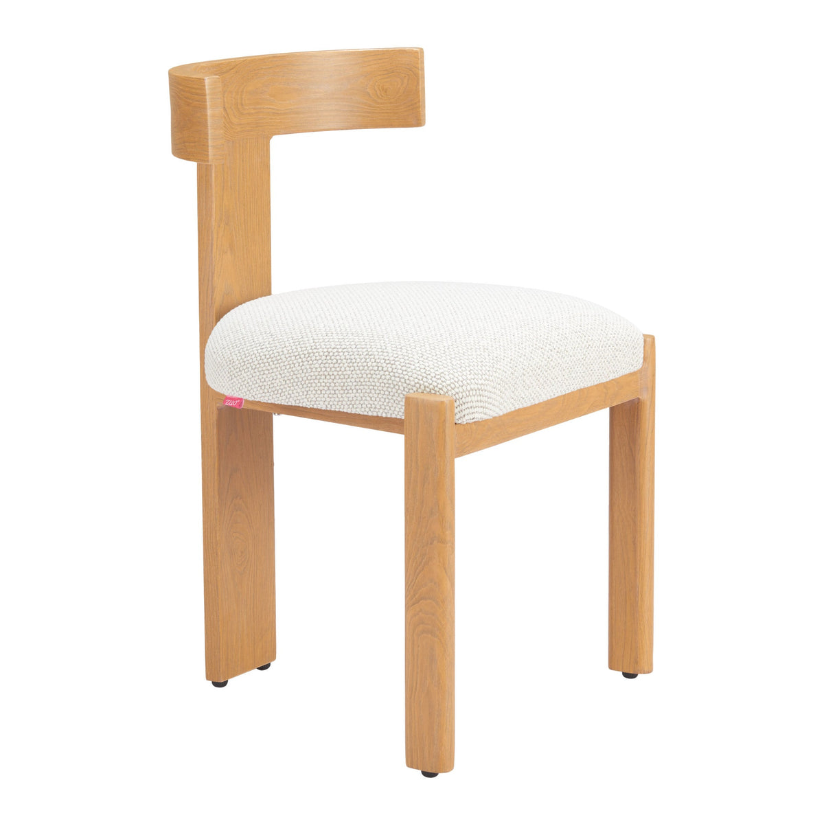 Tiana Outdoor Patio Dining Chair, Natural & Beige