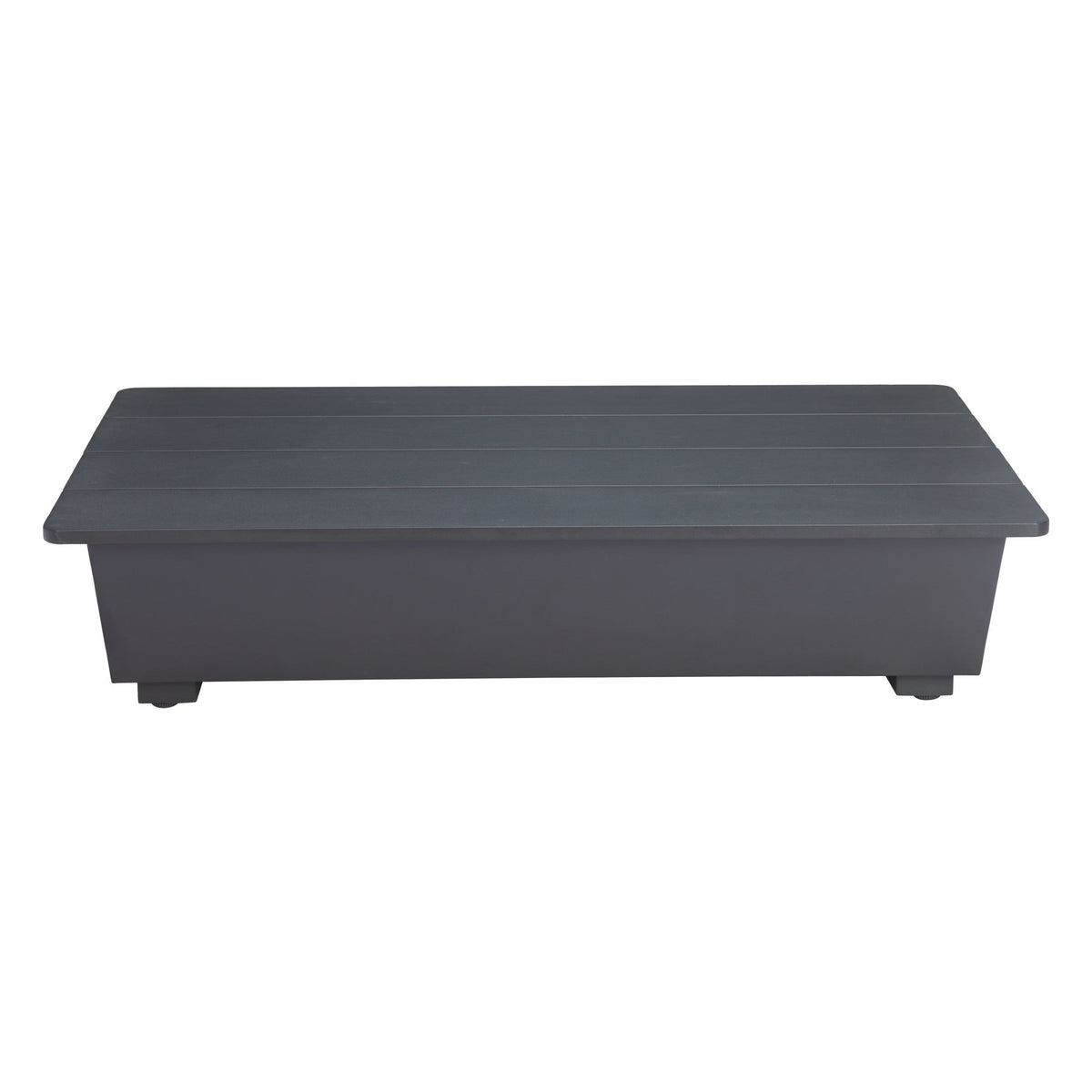 Tien Outdoor Patio Coffee Table, Black