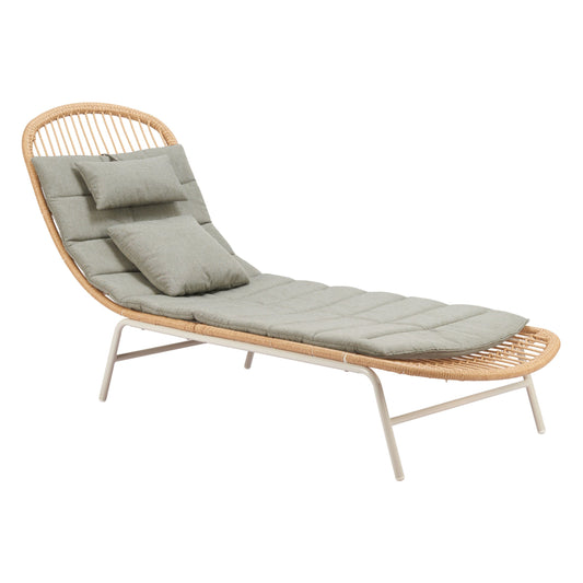 Skim Outdoor Patio Chaise Lounge, Multicolor