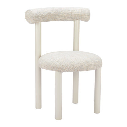 Ceres Outdoor Patio Dining Chair, Beige