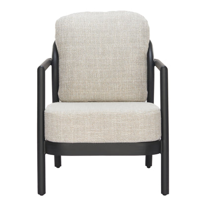 Rein Outdoor Patio Accent Chair, Beige