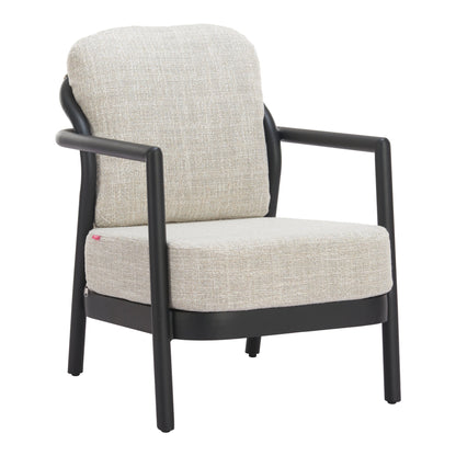 Rein Outdoor Patio Accent Chair, Beige