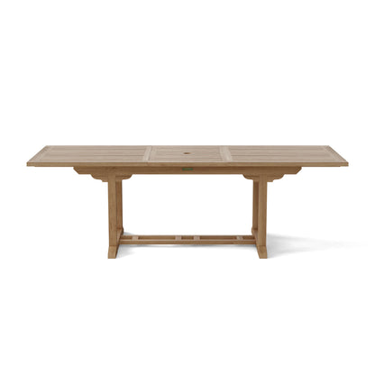 Anderson Teak Bahama Sahara 9-Piece 94" Rectangular Dining Set