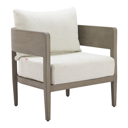 Foret Outdoor Patio Armchair, Beige