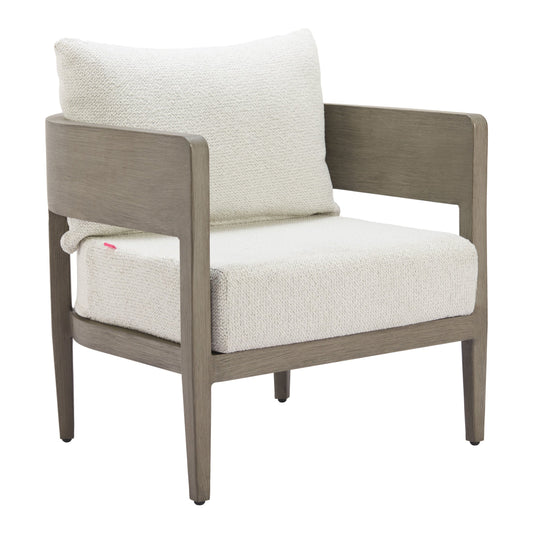 Foret Outdoor Patio Armchair, Beige