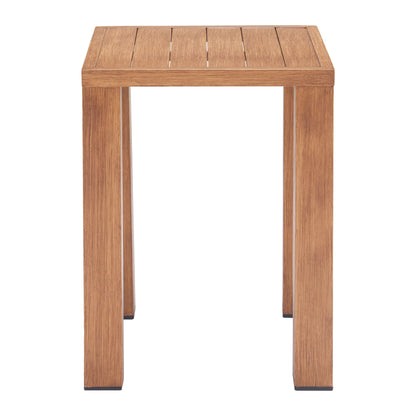 Regels Outdoor Patio Side Table, Natural