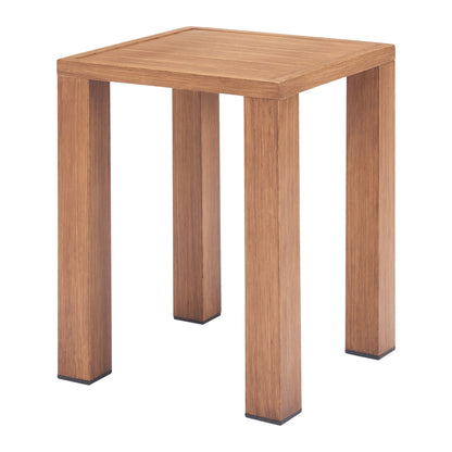 Regels Outdoor Patio Side Table, Natural