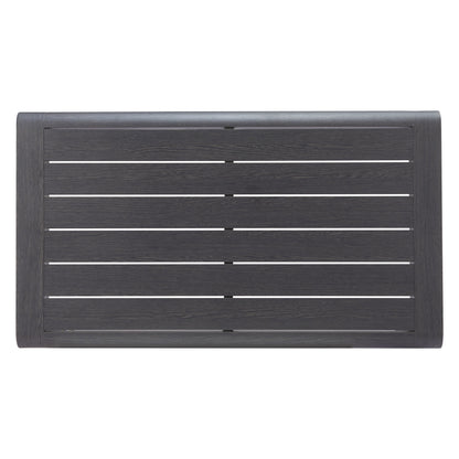 Rolig Outdoor Patio Coffee Table, Black
