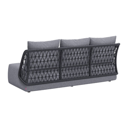 Mekan Outdoor Patio Sofa, Gray