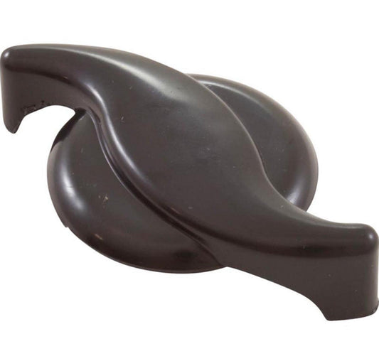 Waterway Plastics Air Control S-Handle, 1 inch, Black, model 662-2161