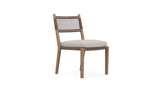 Bozeman Armless Stackable Dining Chair, Set of 4, Saddle