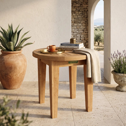 Anderson Teak Brianna 20" Round Side Table