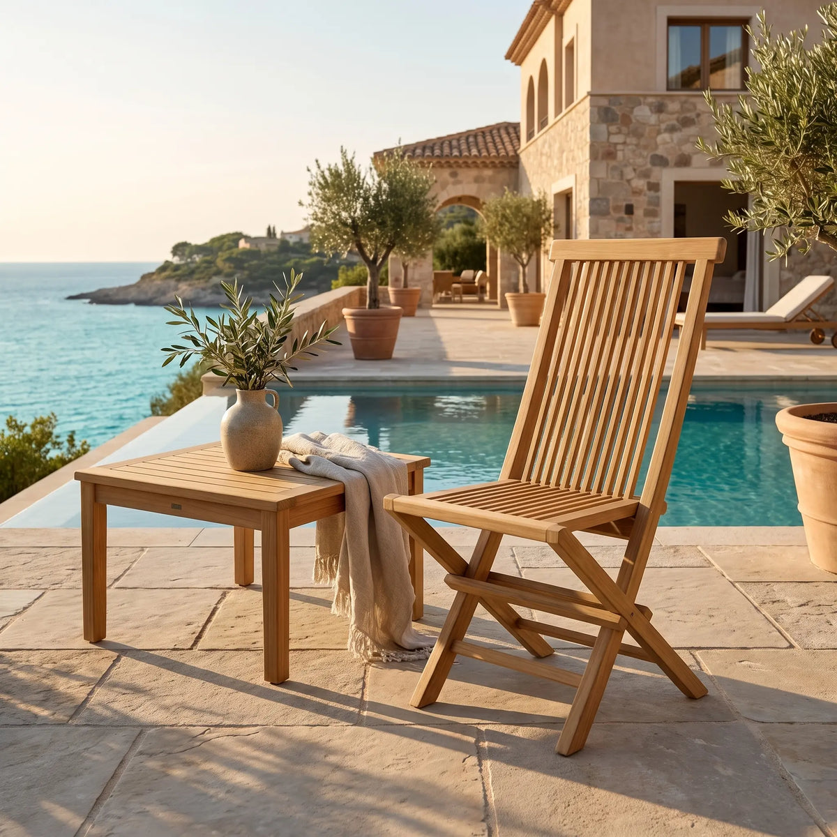 Anderson Teak Bristol Folding Chair