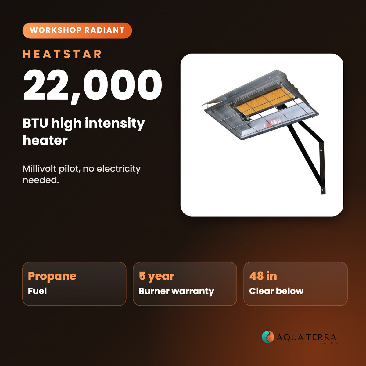 Heatstar HS22L, product overview