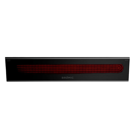 Bromic Tungsten Smart-Heat Electric Patio Heater, 3,000W, 208V, Black, model BH0420038-2