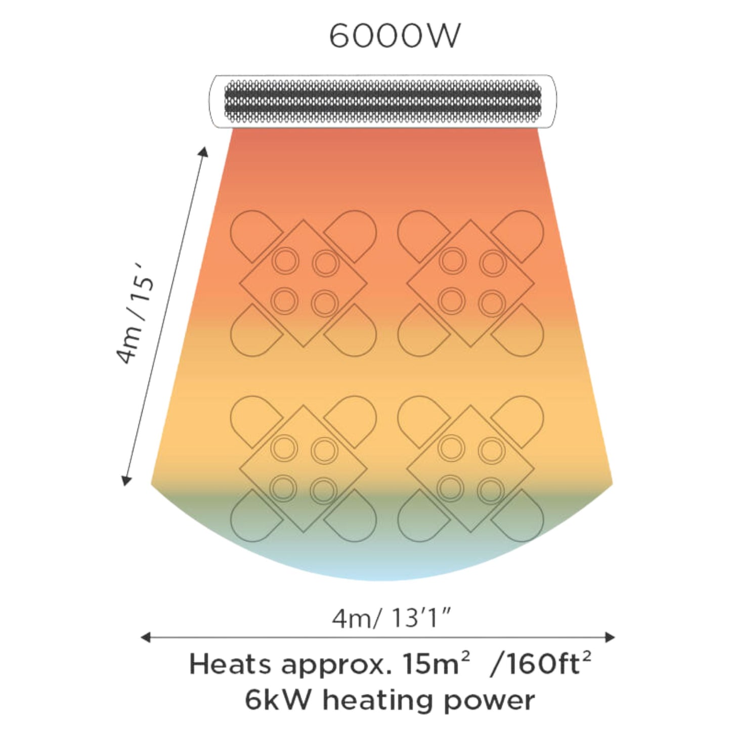 Bromic Bh0420013 2 Tungsten Smart Heat Electric Patio Heater Electric Patio Heaters