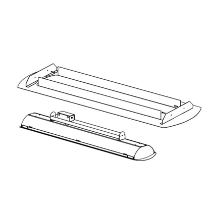 Bromic Bh8180095 2 Tungsten Smart Heat Electric Ceiling Recess Kit Ceiling Recess Kits