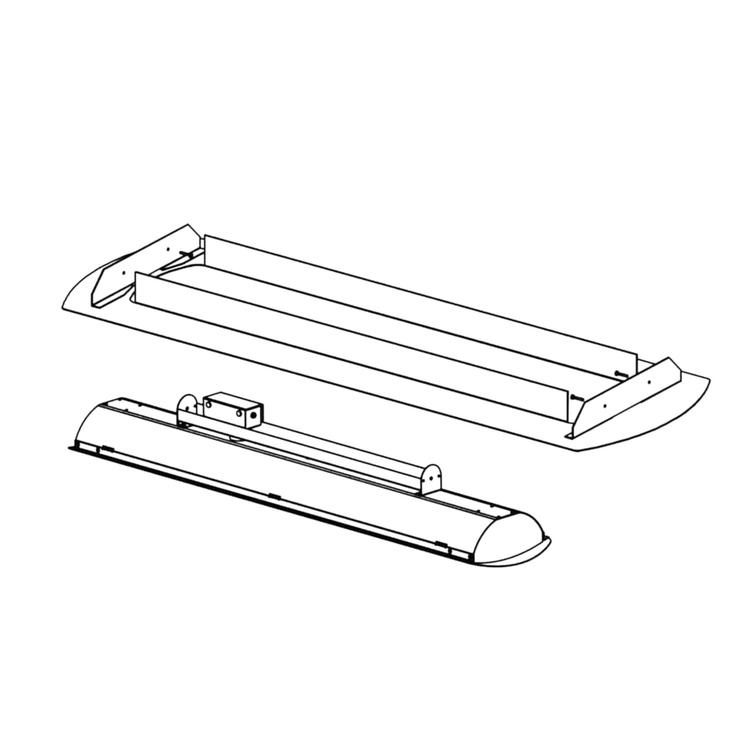 Bromic Bh8180096 2 Tungsten Smart Heat Electric Ceiling Recess Kit Ceiling Recess Kits