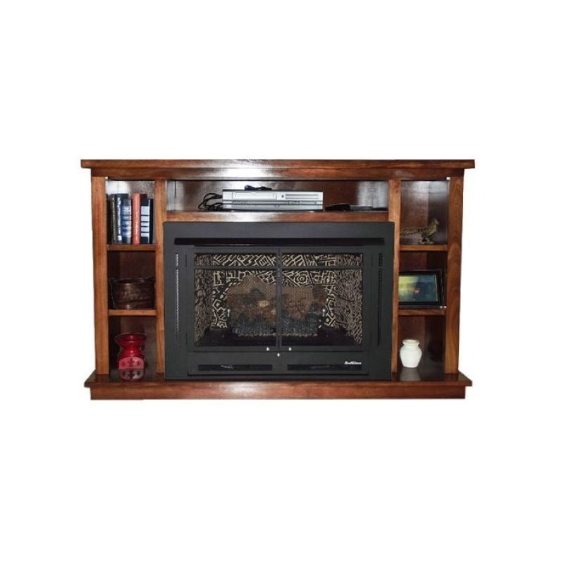 Buck Stove Prestige Manhattan Mantel, Dark Oak