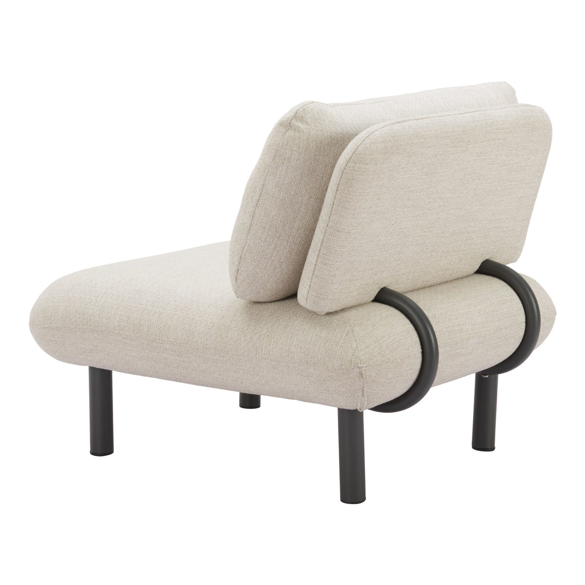 Aperto Outdoor Patio Accent Chair, Beige