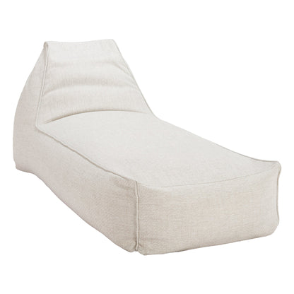 Kalm Outdoor Patio Chaise Lounge, Beige