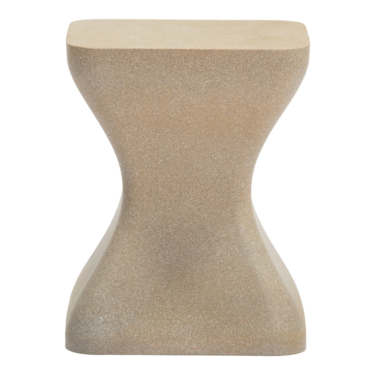 Mura Outdoor Patio Side Table, Taupe