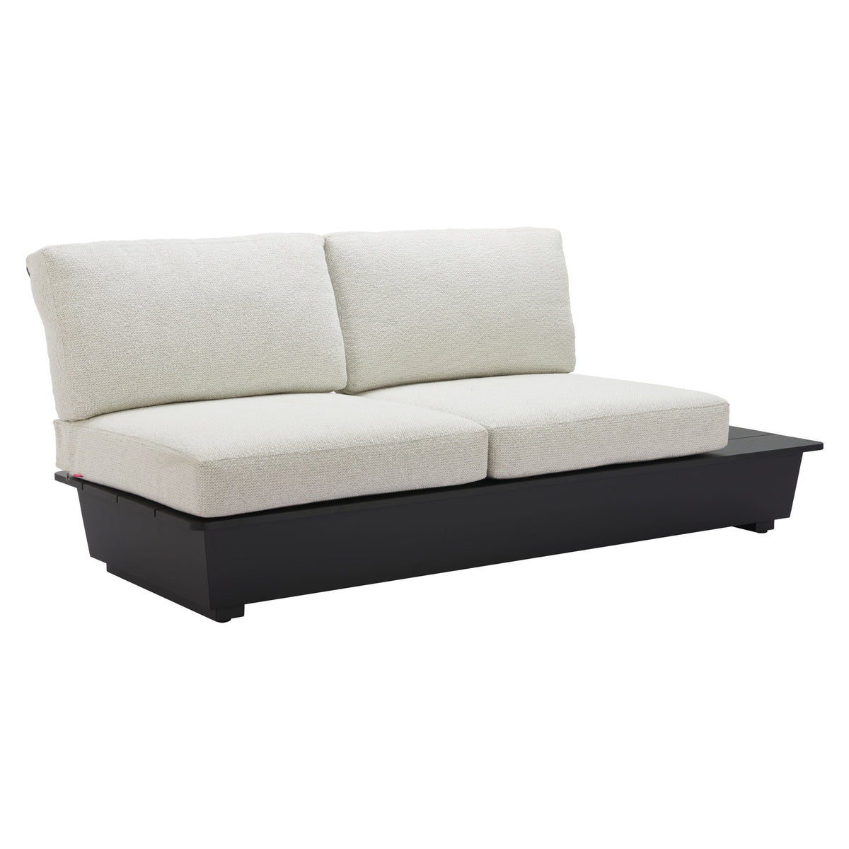 Tien right facing outdoor loveseat in beige