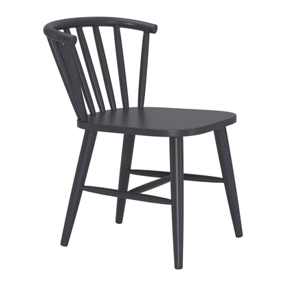 Shio Outdoor Patio Dining Chair, Black