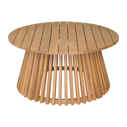 Zahara Outdoor Patio Coffee Table, Natural