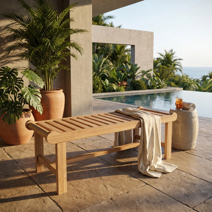Anderson Teak Cambridge 2-Seater Backless Bench