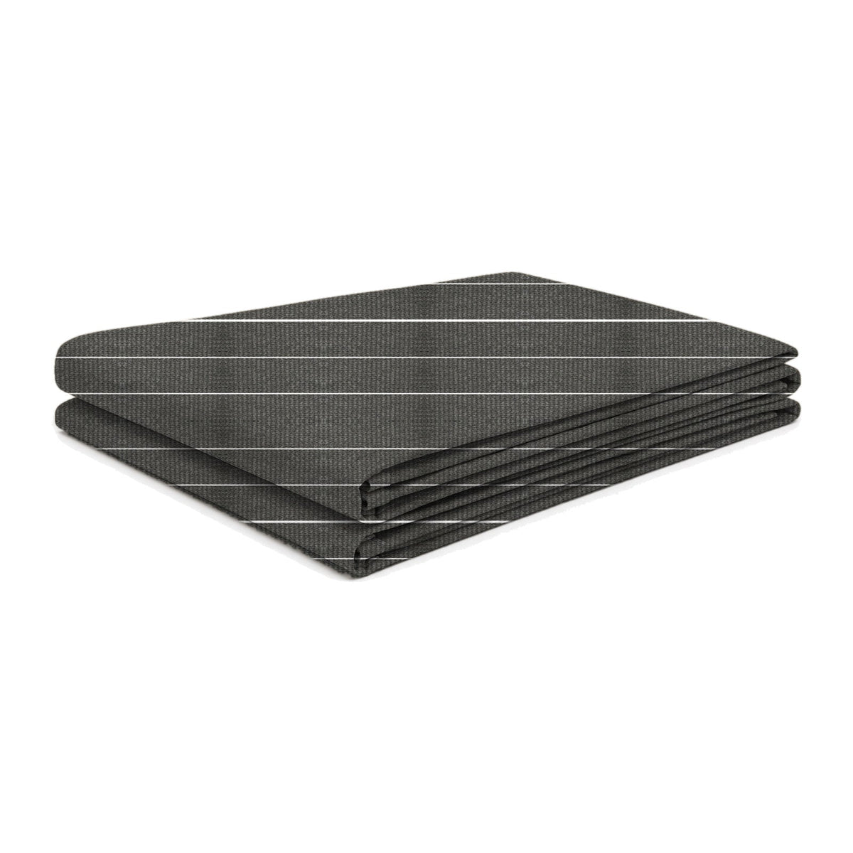 Tara Shade DeLux replacement canopy folded, in Graphite Gray, shown on a white background