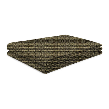Tara Shade DeLux back shade panel fabric folded, in Hazelnut, shown on a white background