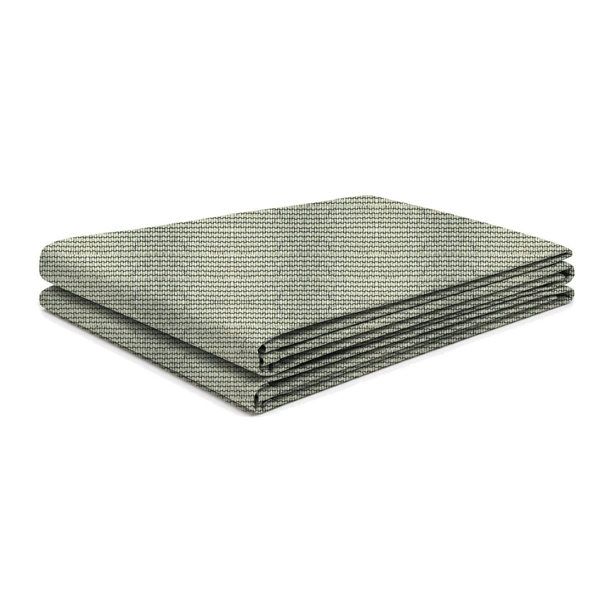 Tara Shade DeLux back shade panel fabric folded, in Latte, shown on a white background
