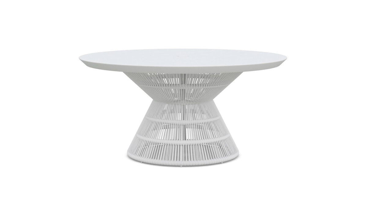 Captiva Dining Table in White Mist