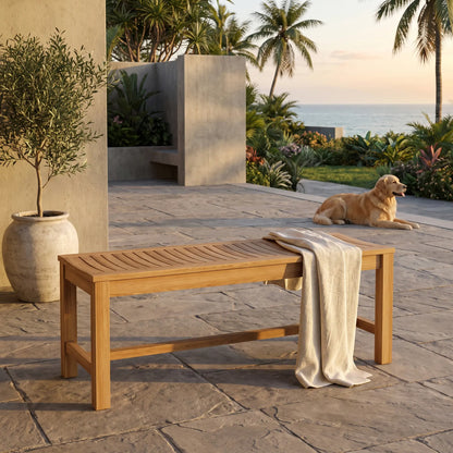 Anderson Teak Casablanca 2-Seater Backless Bench