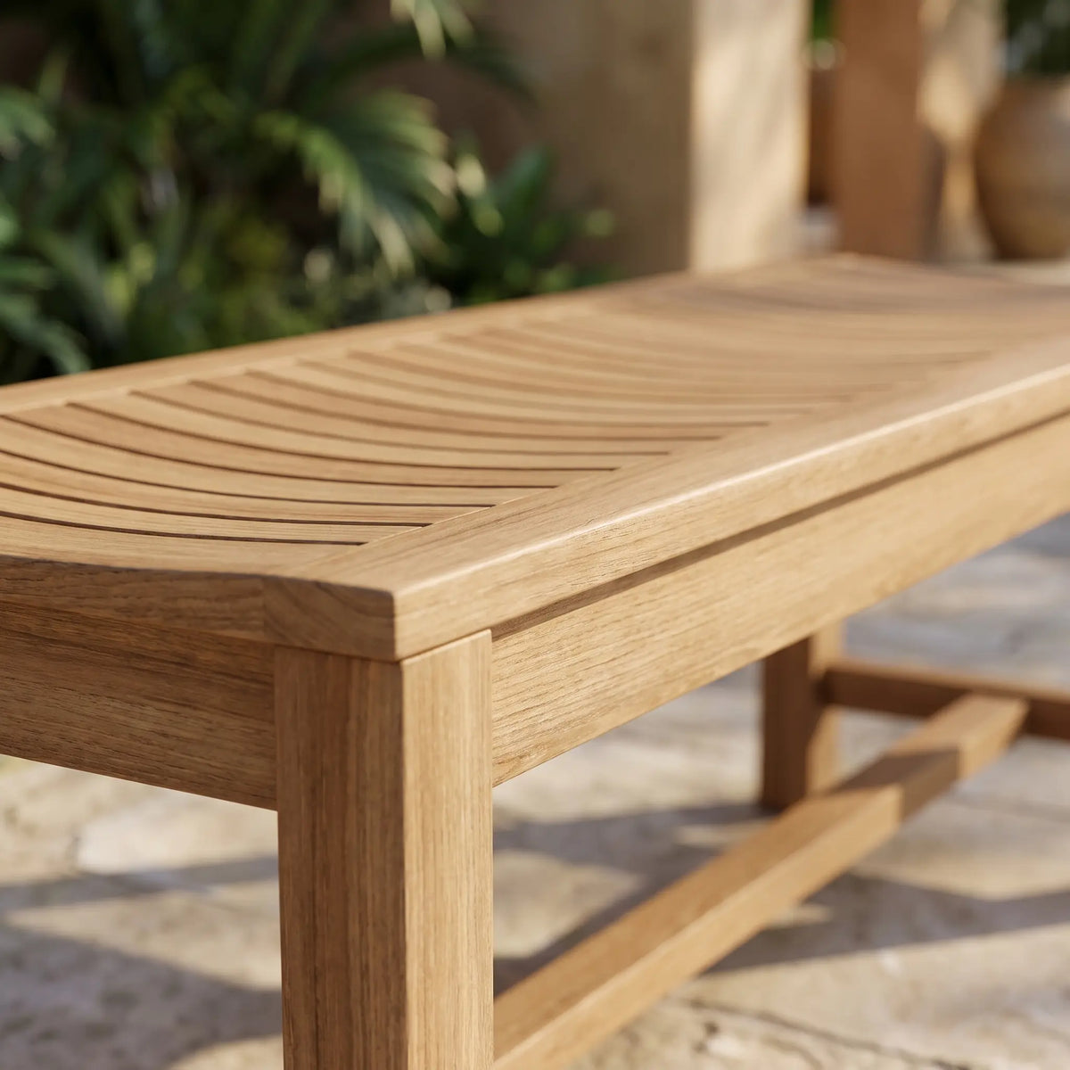 Anderson Teak Casablanca 2-Seater Backless Bench