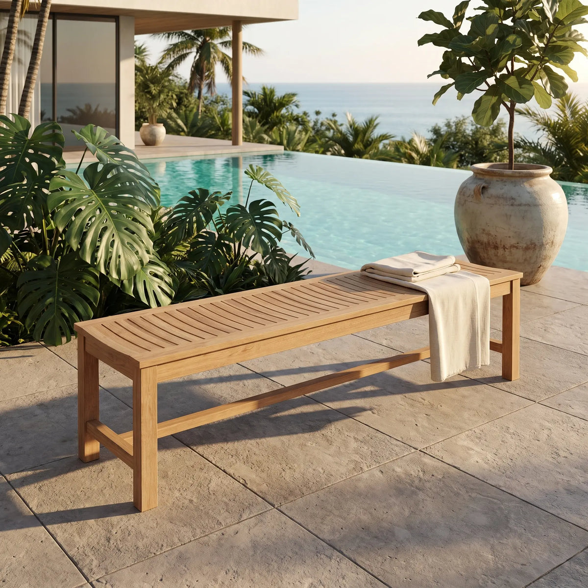 Anderson Teak Casablanca 4-Seater Bench