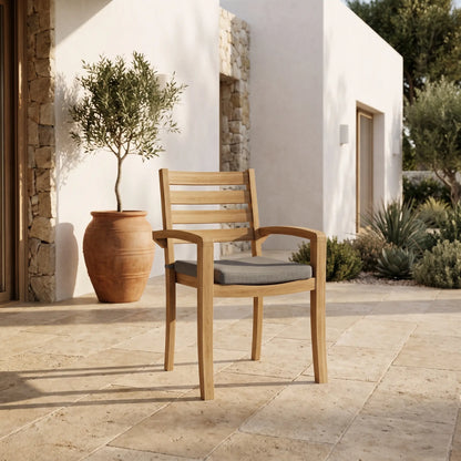 Anderson Teak Catalina Stackable Armchair (Fully Built & 4 pcs in a box)