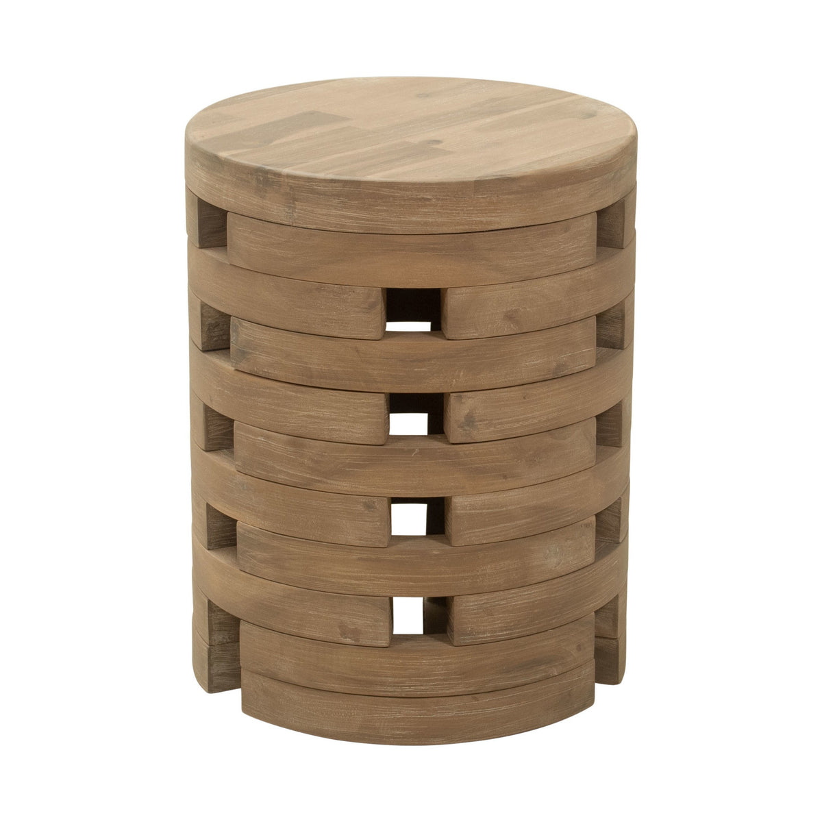 Mado Outdoor Patio Side Table, Natural